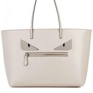 Fendi Monster Stone Leather Tote